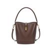 Leather Women's Bags Light Luxury Niche Bucket Bags New Casual Versatile Shoulder Messenger Bags
