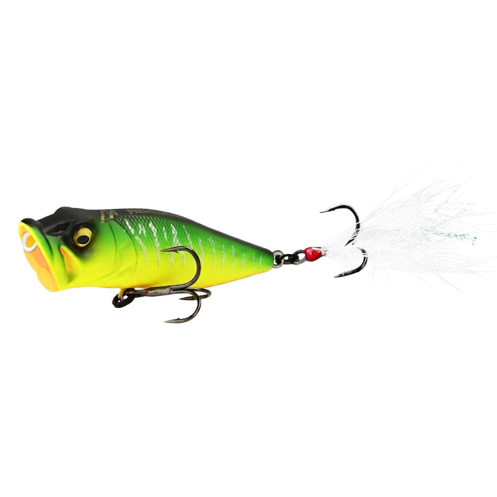 

Rustproof Popper 64mm Floating Hard for Bass Culter Fishing one size
