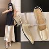 New Summer Single Shoes for Women: High Heel  Chunky Heels Mid-heel Flip-flops