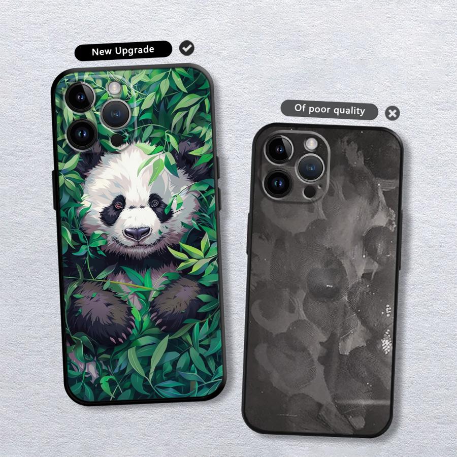 Bamboo Forest Panda Funda Phone Cover Phone Case for Apple iPhone 17 Pro Max 14 15 Pro 7 8 13 17e XR XS MAX Air 11 12 16