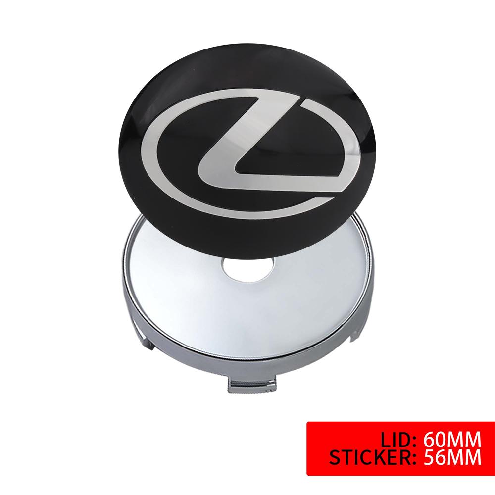 4Pcs Car Wheel Center Hub Caps Badge Decal Wheel Cover Sticker For Lexus EX300h RX450h Al20 CT200h IS300h ES300h NX RX GS IS LX