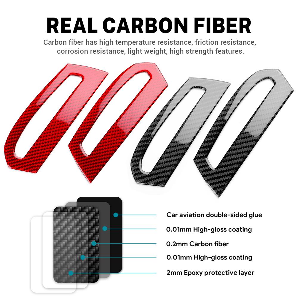 Real Soft Carbon Fiber For Toyota Camry 2018 2019 2020 2025 2025 2025 2025 LHD RHD Car Instrumentside Air Outlet Interior Panel