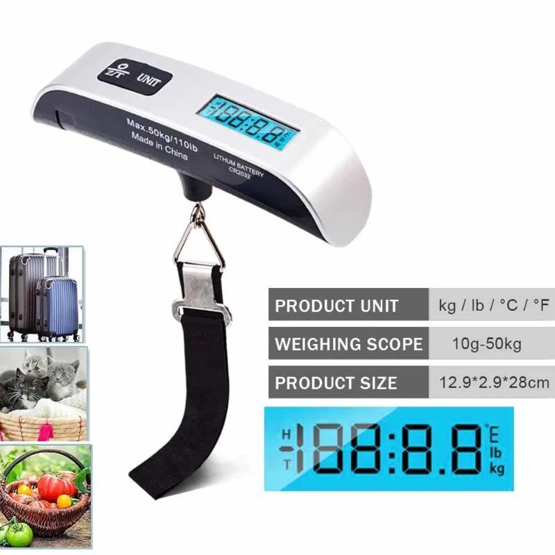 Sarsumir Pèse Bagage Electronique Balance Numérique Portable Pese