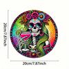Mexican Skull Tin Sign Metal Wall Art Home Decor Vintage Aluminum Poster