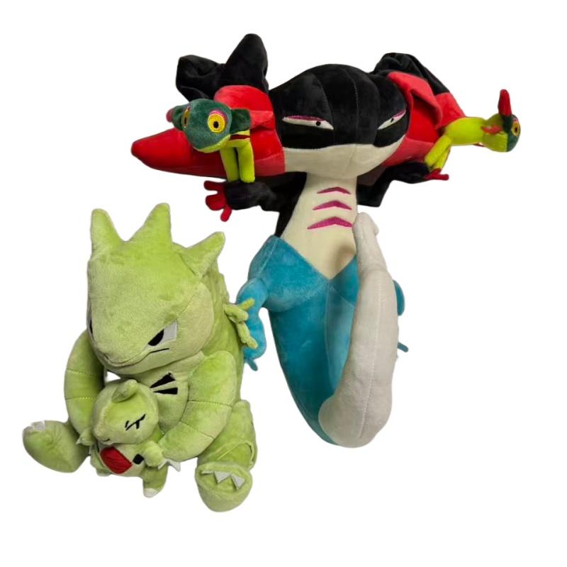Dragonite Holding Dratini Peluches Pikachu Plush Charizard Stuffed Doll Tyranitar Anime Dragapult Peluche Toys Gifts