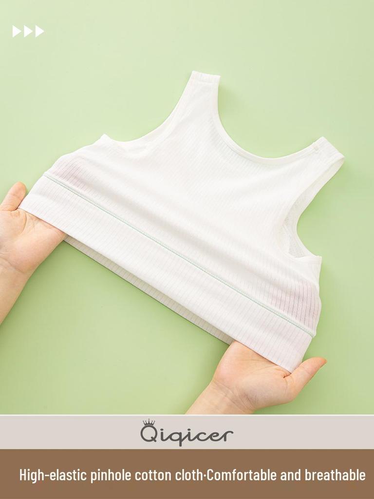 Junior High Girls' Cotton Developmental Bra Vest