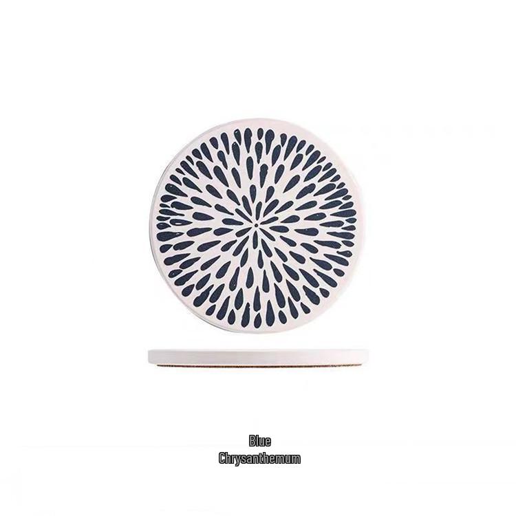 In-stock Ins Style Natural Diatomaceous Earth Quick-Dry Anti-Slip Coaster and Heat-Resistant Pad