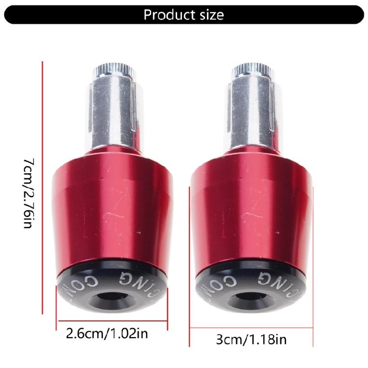 1 Pair Anti Dust Motorcycle Handlebar Caps Dustproof Design Premium Aluminum Alloy Construction With Installation Tools