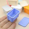 1Pcs 1:12 Dollhouse Mini Color Storage Box With Lid Model Home Decoration Dolls House Micro Scene Ornaments Decor Props