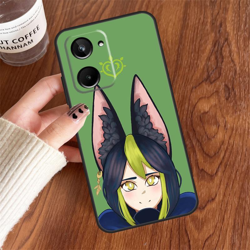 

Чехол Genshin Impact Тигнари для Realme 10 11 12 13 14 15 Pro Plus C65 C71 C75 C55 C63 C61 C53 C67 C35 GT6 GT7 Pro Realme 15