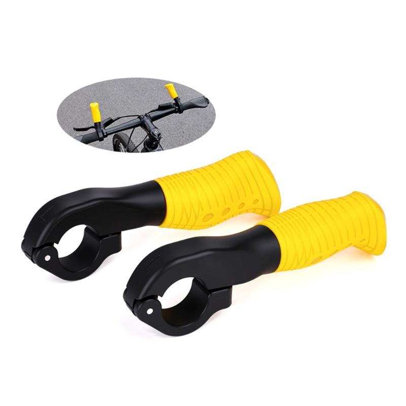 Ergonomic Mountain Bike Handlebars Grips Durability Easyly Mount Left Right Indicators for Long Distances Cycling