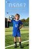 Children's Blue Sportswear Football Set: Breathable, Sweat-Absorbent Jersey for Professional Training and Competition
