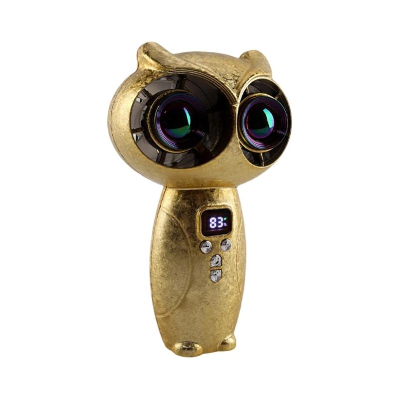 Portable Handheld Fan 100 Speed Cooling Fan Rechargeable Multifunction Travel Gift Cooling For Outdoor Travel Office Use золотой