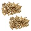 ABBY-100 Pcs M3 Male X M3 Female 11Mm Length Brass Screw Thread PCB Stand-Off Spacers