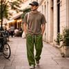 Men's Corduroy Wide Leg Loose Fit Casual Street Pants for Everyday Comfort