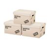 Storepak Archive Eco Cardboard Storage Box & Lid (Pack of 3)
