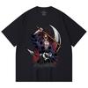 230 Gsm 100% Cotton Demon Slayer V5 Kokushibo Print Unisex Heavy Cotton T Shirt