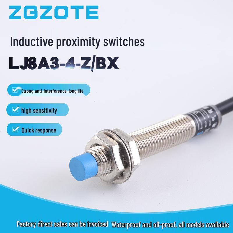 M8 Langstrecken-Induktivsensor LJ8A3-4-Z/BX DC 3-Draht NPN Schließer 24V Näherungsschalter