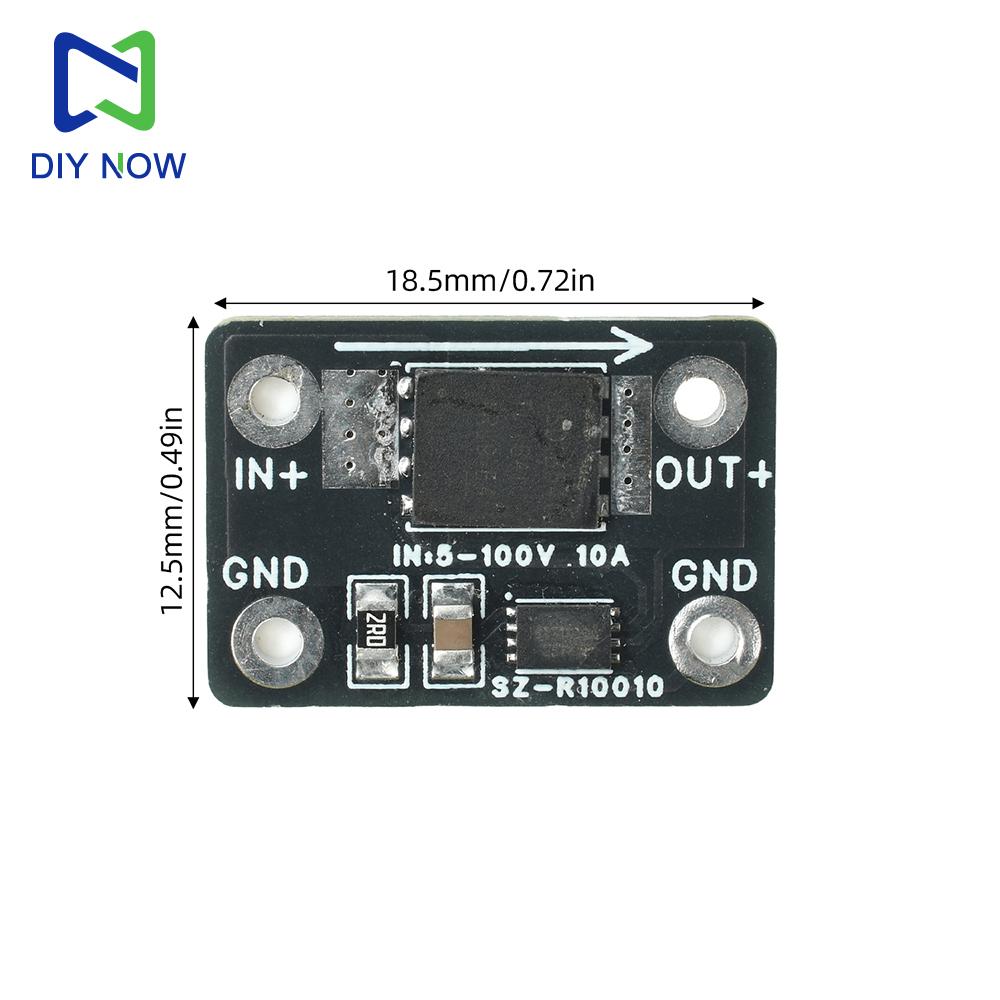 25A/30A High-Current Ideal Diode Module Solar Anti-Backflow 12V/24V/48V/72V For Power Tools & High-Voltage Power Supplies