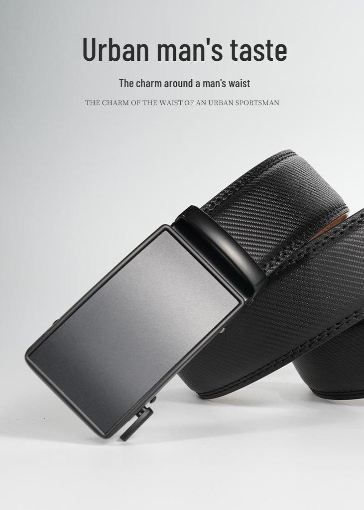 Men's Formal & Casual Automatic Buckle Leather Belt