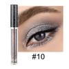 12 Farben Single Diamond Liquid Eye Shadow Psychedelic Pearl Shiny Eye Shadow Liegendes Seidenraupentränen-Make-up