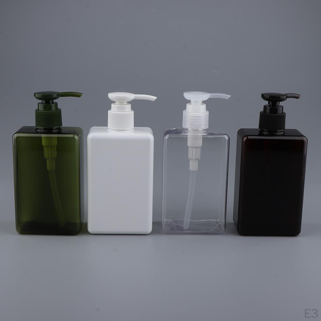 280 ml Leere Seifen-Shampoo-Flasche mit nachfüllbaren Spenderbehältern zur Aufbewahrung von Spülung, Körper