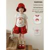 Youyou Girls' Short Sleeve Cartoon T-Shirt