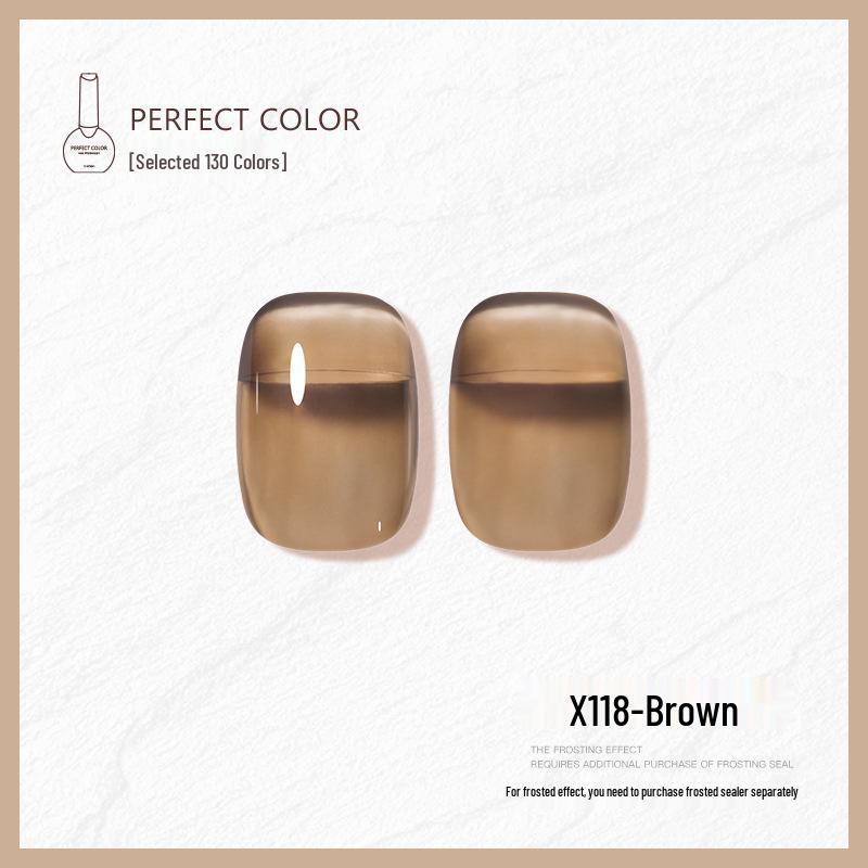 Nail Gel Polish: 130 New Nude & Bright Colors - Ice Translucent, Phototherapy, Glitter, Cat Eye Finish