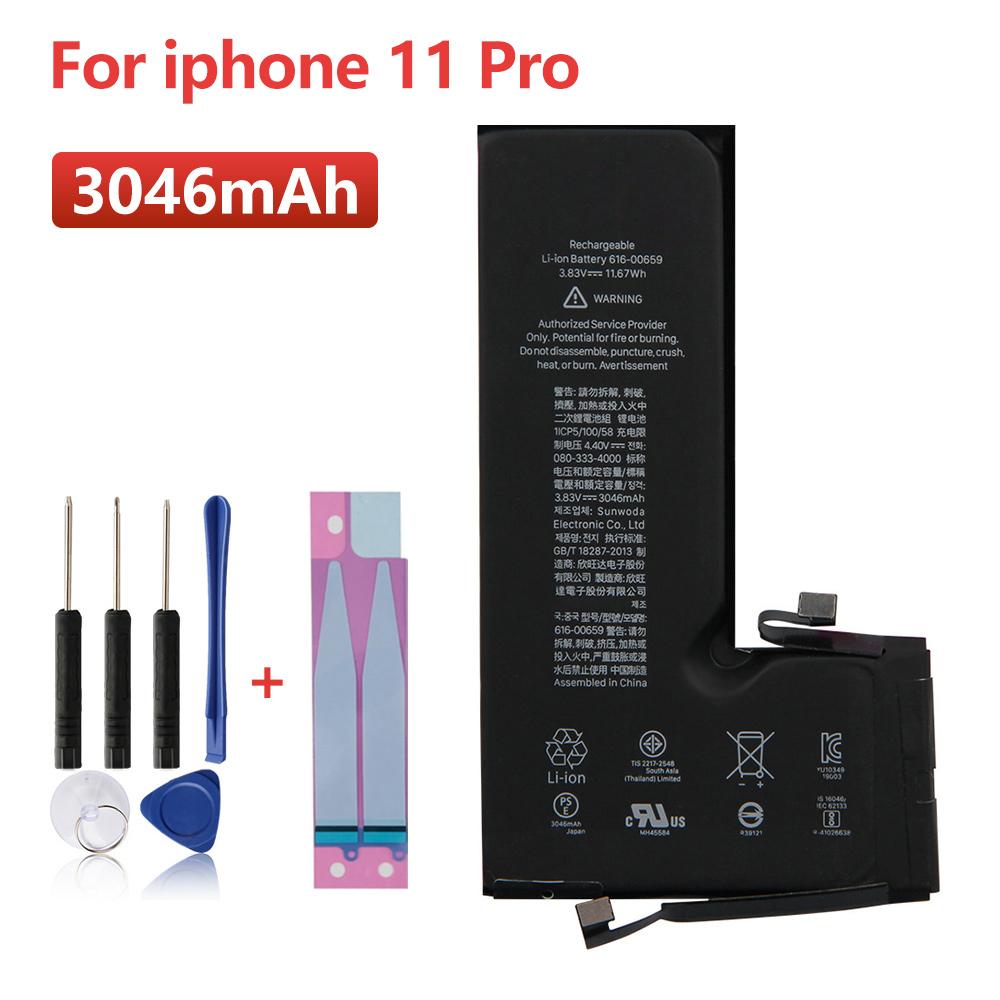 Replacement Phone Battery For iPhone 11 iPhone 11 Pro iPhone 11 Pro Max Battery + Tools