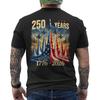 250 År Amerika Jubileum Jagerfly 250-årsdag 1776-2026 T-skjorte PÅ BAKSIDEN