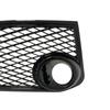 Car Front Bumper Mesh Fog Light Cover For Honda Civic Type R FK8 2017 2018 2019 2020 2021 Mesh Gloss Black Lamp Cover