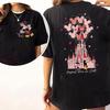 2026 New Summer Castle Print Tshirt Breathable Comfort Colors Cotton Ideal For Family Trip Matching Sets