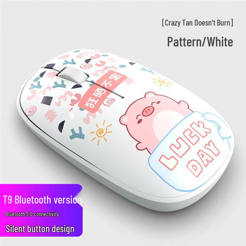 Dual Mode Wireless Silent Optical Mouse