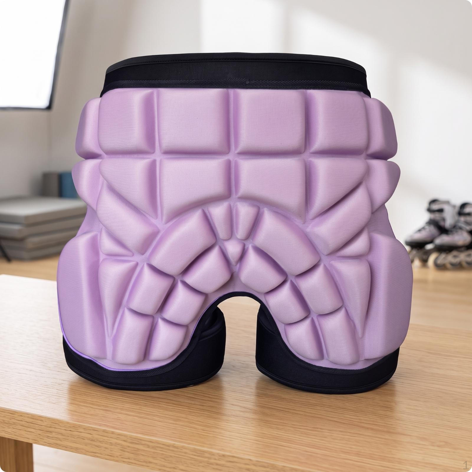 Gepolsterte Sicherheitsshorts Flexible Hüftprotektion Langlebig violett