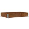 Vidaxl Pallet Extension, Brown, 120X80 Cm, Solid Pine Wood