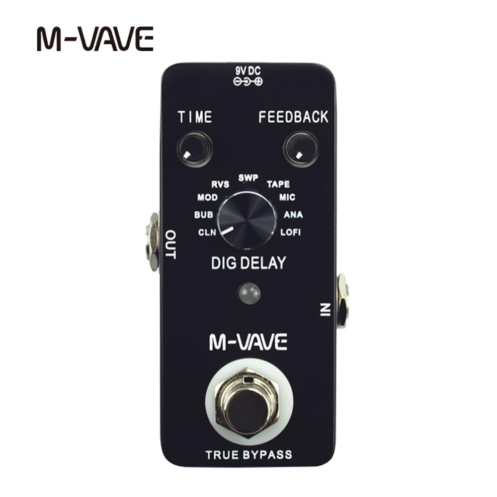 M-VAVE Guitar Effect Pedal Multi-effects Pedal Compressor/Booster/Overdrive/Delay/Reverb/Distortion/Looper/IR BOX/Chorus/Tremolo