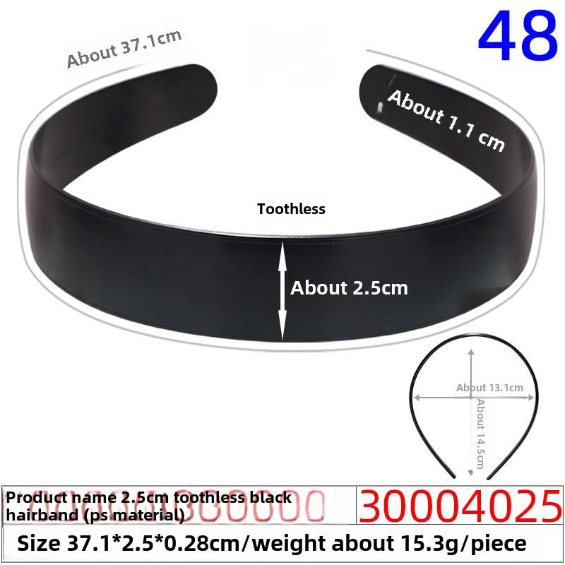 Highly Recommended Handmade Black Twisted Headband for Women - Perfect for DIY and Mother's Day.