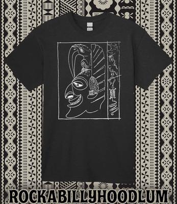 Retro Tiki Art Tee T Shirt Polynesian Island Toucan