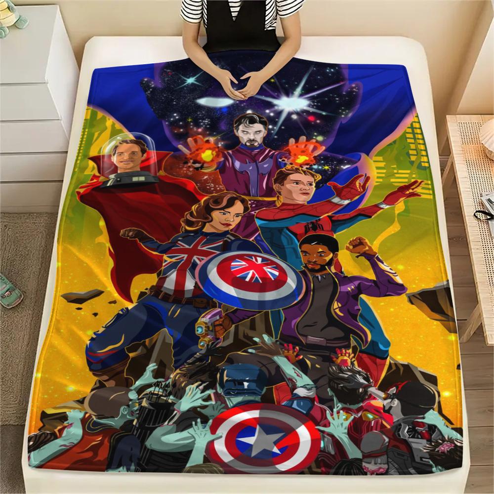 Xmen Superhero Team Graphic Blanket Sofa Blanket Camping Trip Sheet Air Conditioning Blanket Outdoor Plush Blanket