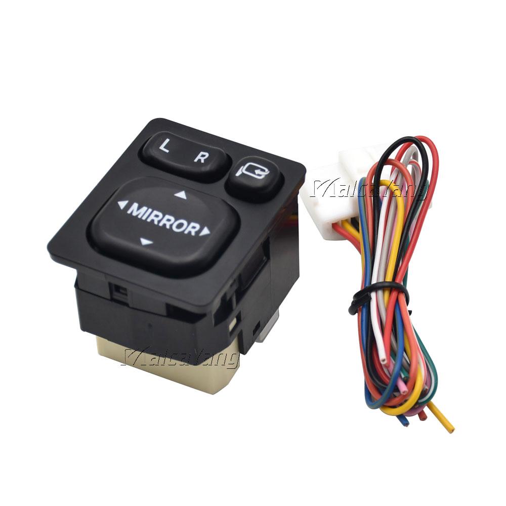 Car Electric Rear View Folding Mirror Control Switch Button 84872-52040 For Toyota Corolla Scion Rav4 Vios Camry 8487252040