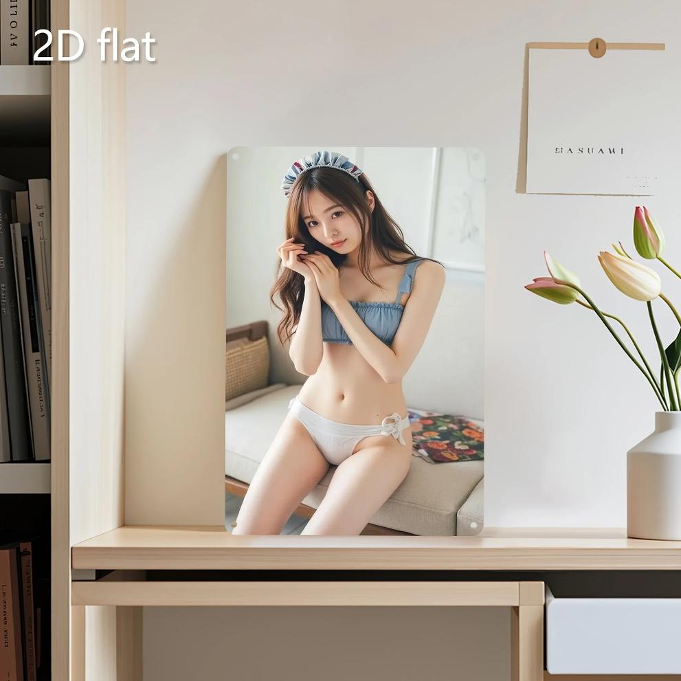 Vintage-Wanddeko aus Metall mit Ahornblattmotiv, Retro-Eisendeko mit vorgebohrten Löchern für drinnen und draußen, Garten oder Terrasse