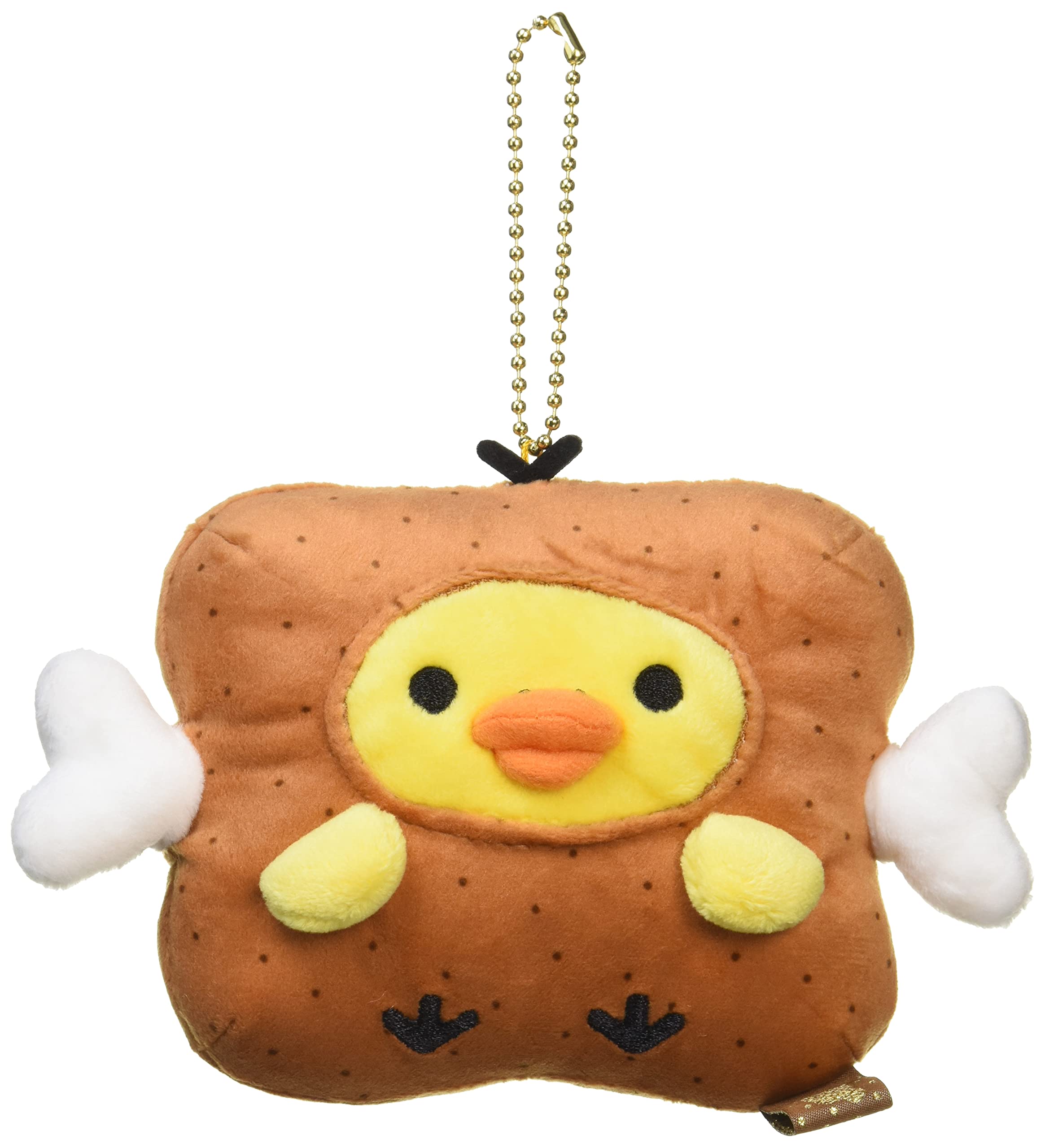 

San-X Rilakkuma Hanging Plush Toy (Kiiroitori Jomon)