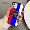 Russian Flag Coque Shell Phone Case for iPhone 11 12 13 14 Pro Max Mini X XR XS SE 2020 6S 7 8 Plus Samsung Galaxy S21 S22 Cover