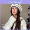 Style Knit Hat For Women With Warmth And Wide Brim For Autumn Winter Comfort