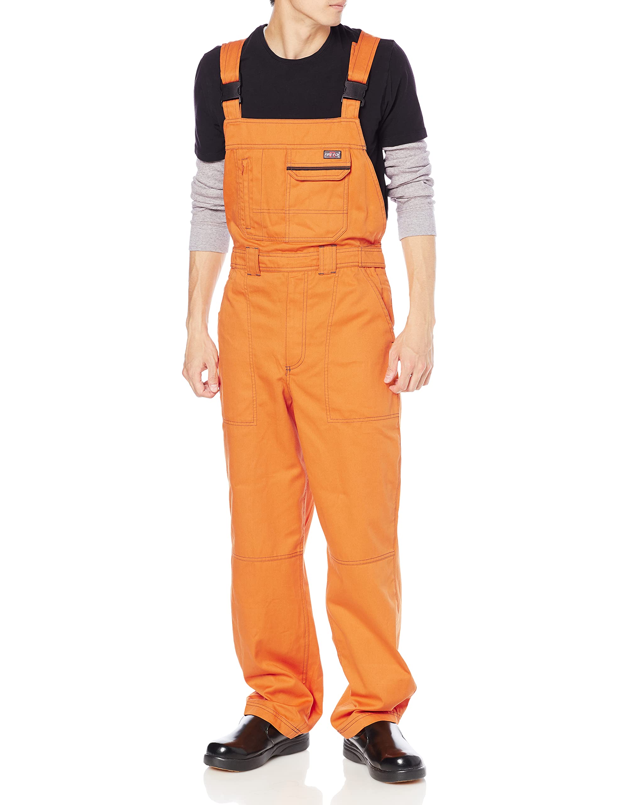 

[COCOS Nobuoka] 640 FF Overalls, Orange, LL