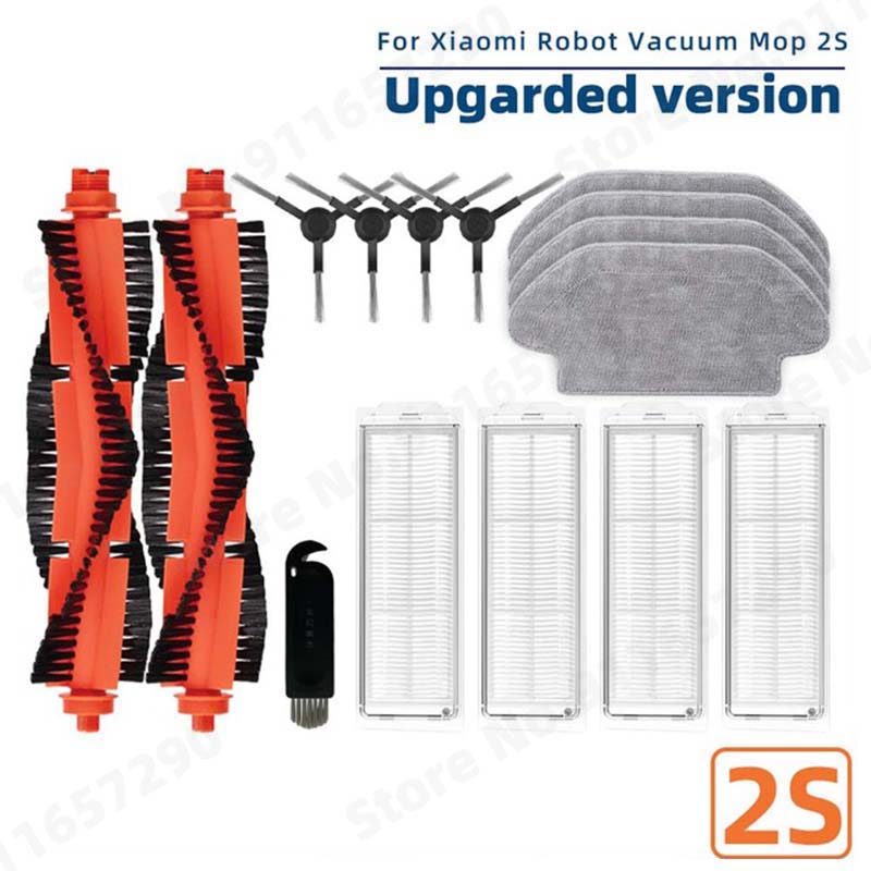 For Xiaomi Mi Robot Vacuum Mop 2S / Mop P / Mop Pro / XMSTJQR2S / STYTJ02YM Replacement Parts Main Side Brush Hepa Filter Mop