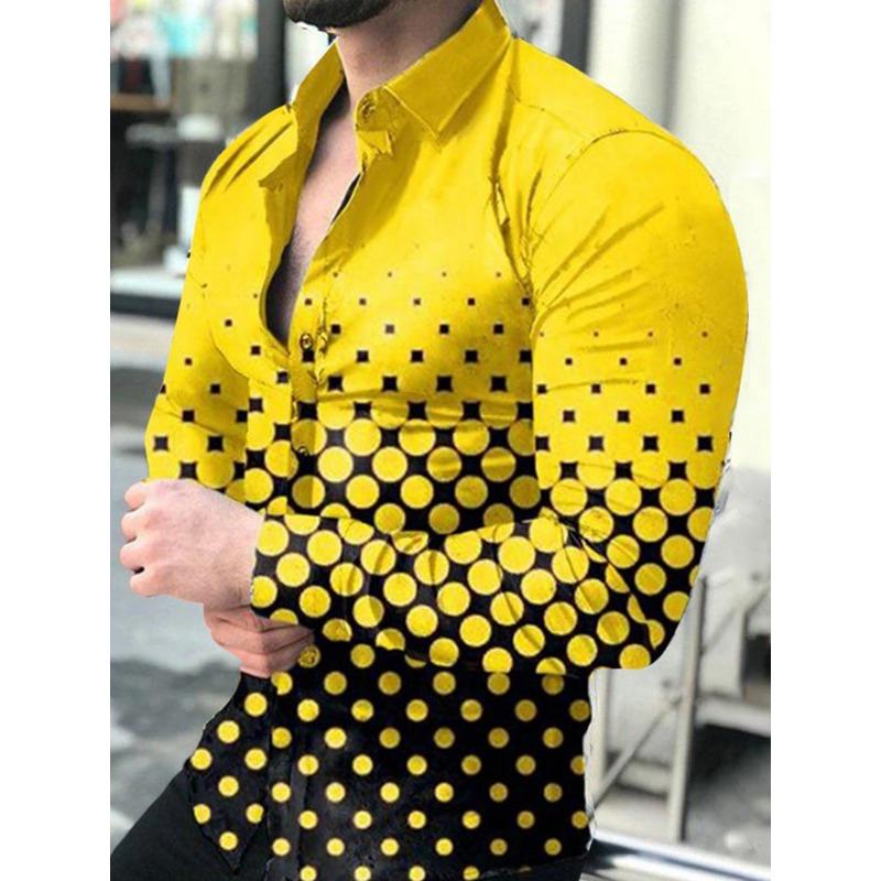 2026 Fashion Men's Prom Diamond Starry Sky Designer Luxury Cardigan Social Men's Lapel Button-up Shirt Casual Spring Autumn