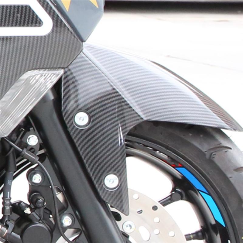 Motorcycle Front Wheel Fender Mudguard For Yamaha Nmax 155 2020-2024 Carbon Fiber Fender Decorative Accessories
