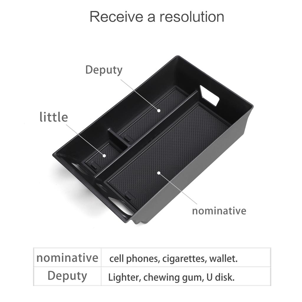 for Toyota Alphard Verfire 40 Series 2025 2025 Car Center Console Armrest Storage Box Tray Organizer Accessories Tidying