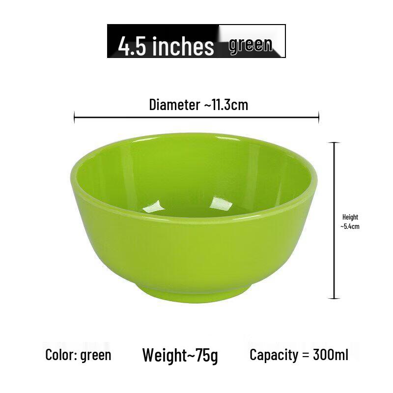 Durable Melamine Rice & Soup Bowl
